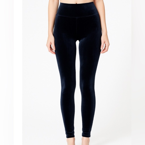 SPANX pants velour velvet feel Long/Tall XS Small black compression skinny - Picture 1 of 8